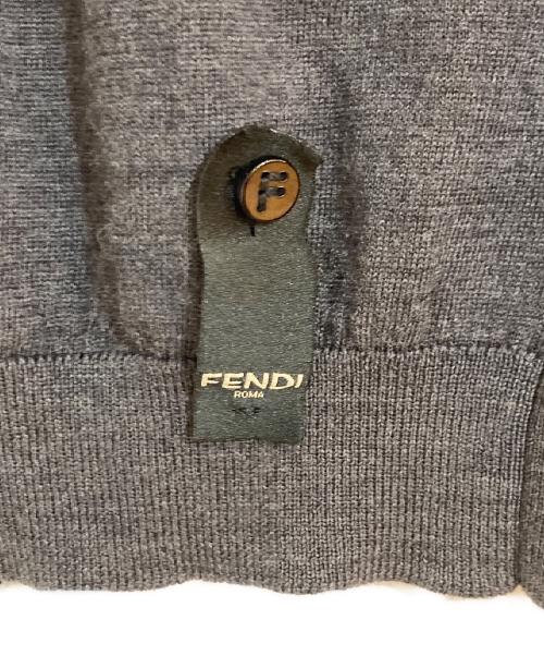 FENDI（フェンディ）FENDI (フェンディ) LOVEクルーネックニット グレー サイズ:44の古着・服飾アイテム