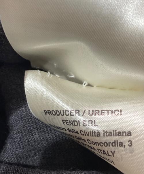 FENDI（フェンディ）FENDI (フェンディ) LOVEクルーネックニット グレー サイズ:44の古着・服飾アイテム