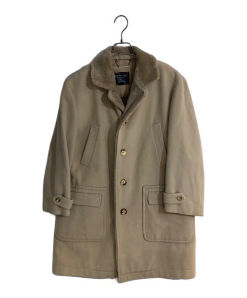 Burberry's（バーバリー）Burberry's (バーバリーズ) ボアライニングウールコート ベージュ サイズ:Mの古着・服飾アイテム
