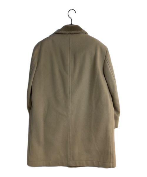 Burberry's（バーバリー）Burberry's (バーバリーズ) ボアライニングウールコート ベージュ サイズ:Mの古着・服飾アイテム