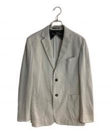 BLACK LABEL CRESTBRIDGE（ブラックレーベル クレストブリッジ）の古着「カノコテーラードジャケット」｜グレー