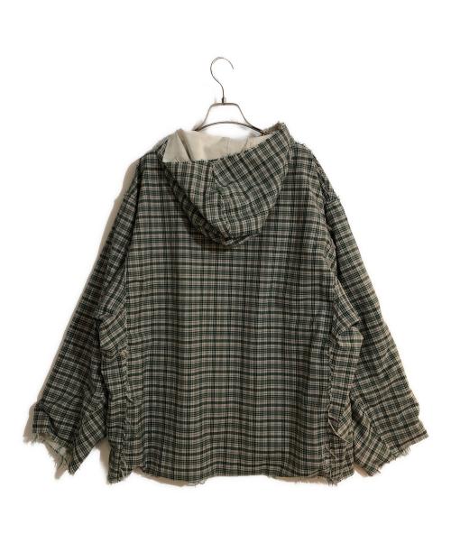 T.Cablin（カブリン）T.Cablin (カブリン) CREW HOOD(T/W) グリーン サイズ:FREEの古着・服飾アイテム