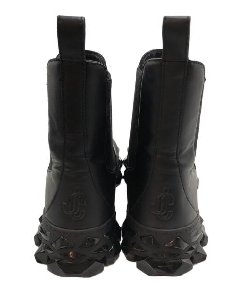 JIMMY CHOO（ジミーチュウ）JIMMY CHOO (ジミーチュウ) DIAMOND CHELSEA/チェルシー・ダイヤモンド ブラック サイズ:４1の古着・服飾アイテム