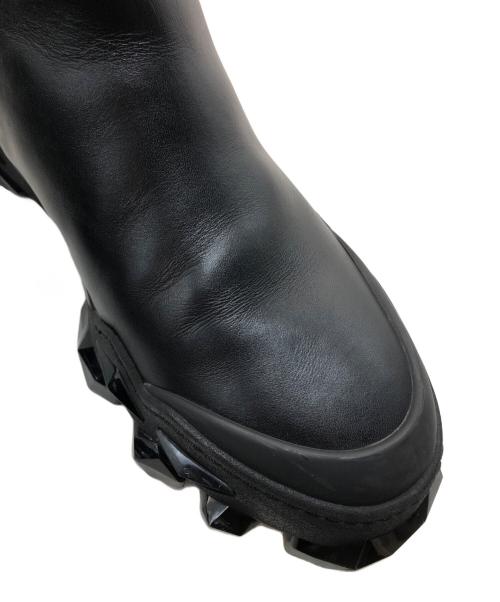 JIMMY CHOO（ジミーチュウ）JIMMY CHOO (ジミーチュウ) DIAMOND CHELSEA/チェルシー・ダイヤモンド ブラック サイズ:４1の古着・服飾アイテム