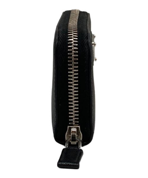 PRADA（プラダ）PRADA (プラダ) サフィアーノトライアングル コインケース ブラックの古着・服飾アイテム