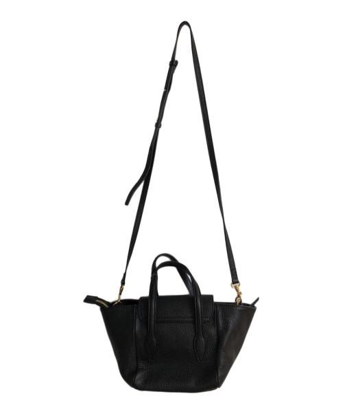 IACUCCI（イアクッチ）IACUCCI (イアクッチ) レザー2WAYバッグ ブラックの古着・服飾アイテム