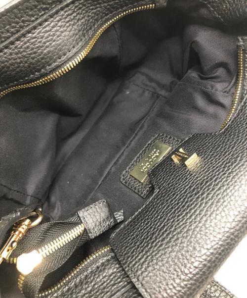 IACUCCI（イアクッチ）IACUCCI (イアクッチ) レザー2WAYバッグ ブラックの古着・服飾アイテム