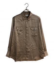 LITTLEBIG（リトルビッグ）の古着「ウエスタンシャツ」｜ブラウン