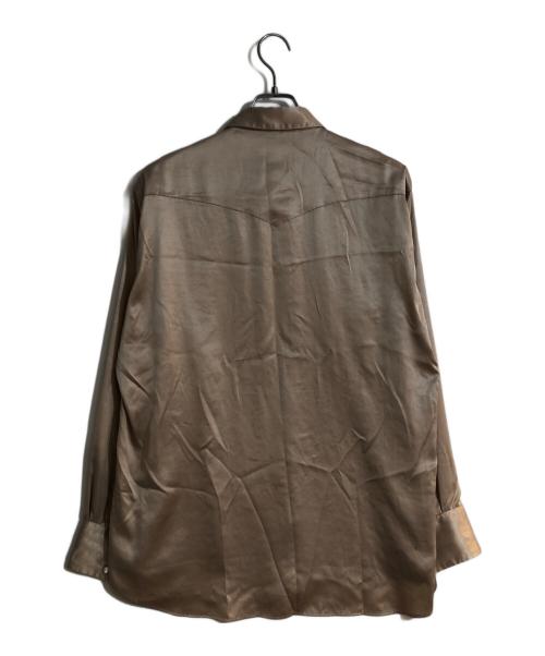 LITTLEBIG（リトルビッグ）LITTLEBIG (リトルビッグ) ウエスタンシャツ ブラウン サイズ:2の古着・服飾アイテム