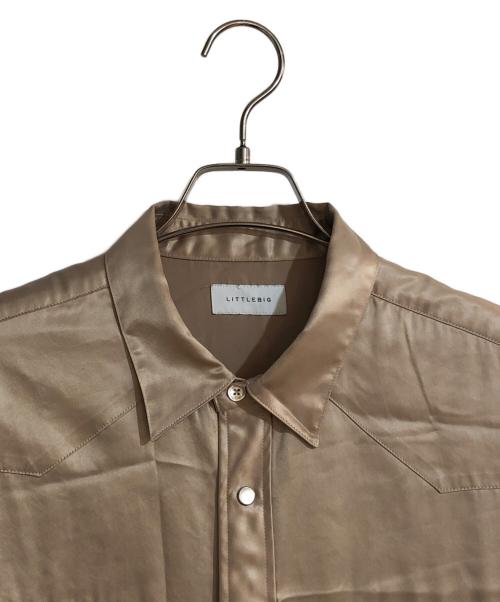 LITTLEBIG（リトルビッグ）LITTLEBIG (リトルビッグ) ウエスタンシャツ ブラウン サイズ:2の古着・服飾アイテム