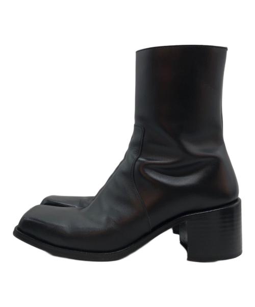 JOHN LAWRENCE SULLIVAN（ジョン ローレンス サリバン）JOHN LAWRENCE SULLIVAN (ジョン ローレンス サリバン) スクエアトゥヒールブーツ ブラック サイズ:8の古着・服飾アイテム