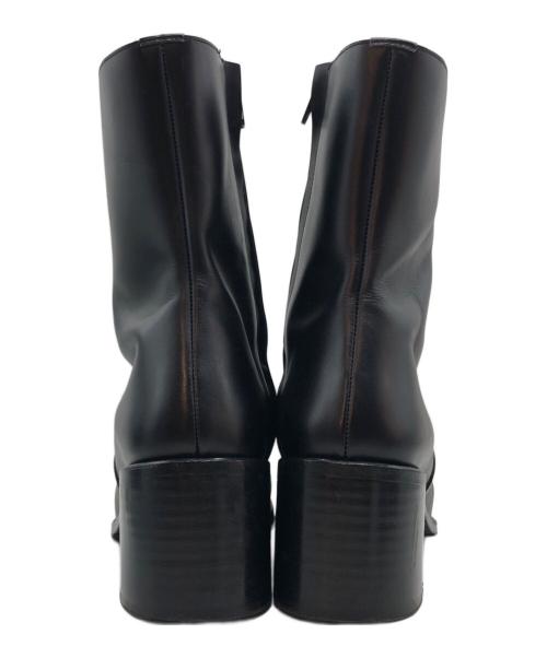 JOHN LAWRENCE SULLIVAN（ジョン ローレンス サリバン）JOHN LAWRENCE SULLIVAN (ジョン ローレンス サリバン) スクエアトゥヒールブーツ ブラック サイズ:8の古着・服飾アイテム