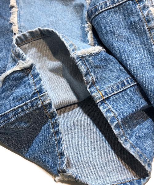 jieda（ジエダ）Jieda (ジエダ) SWITCHING OVER DENIM PANTS／スイッチング オーバー デニムパンツ ブルー サイズ:1の古着・服飾アイテム