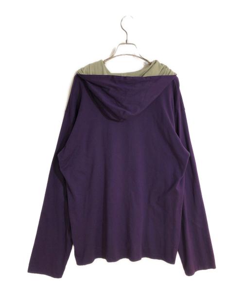 Needles（ニードルズ）Needles (ニードルズ) L/S Reversible Hoody／ リバーシブルフーディ パープル サイズ:Ｌの古着・服飾アイテム