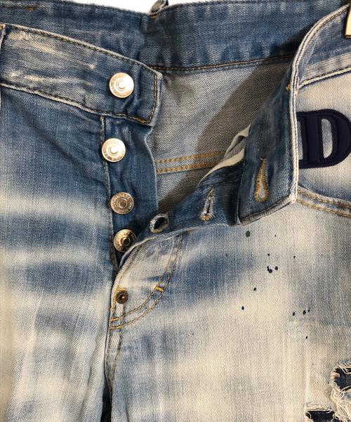 DSQUARED2（ディースクエアード）DSQUARED2 (ディースクエアード) 21SS Skater Jean インディゴ サイズ:46の古着・服飾アイテム