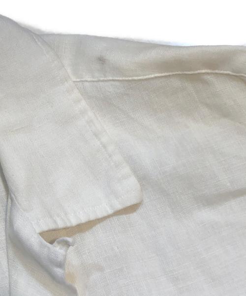 POLO RALPH LAUREN（ポロ・ラルフローレン）POLO RALPH LAUREN (ポロ・ラルフローレン) CALDWELL リネン半袖シャツ ホワイト サイズ:Mの古着・服飾アイテム