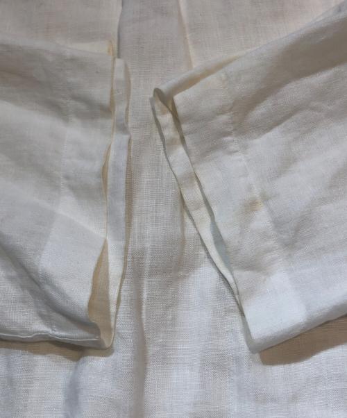 POLO RALPH LAUREN（ポロ・ラルフローレン）POLO RALPH LAUREN (ポロ・ラルフローレン) CALDWELL リネン半袖シャツ ホワイト サイズ:Mの古着・服飾アイテム