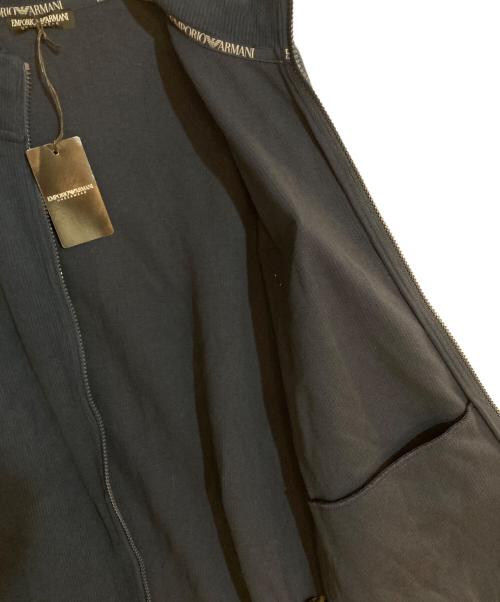 EMPORIO ARMANI（エンポリオ アルマーニ）EMPORIO ARMANI (エンポリオアルマーニ) コーデュロイ フリース フルジップ ジャケット ネイビー サイズ:Mの古着・服飾アイテム