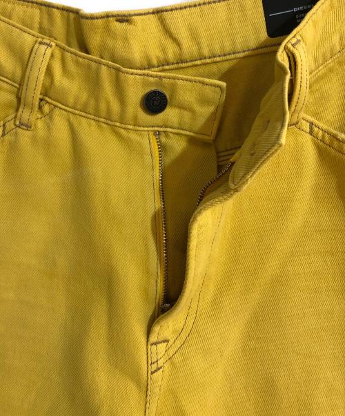 DIESEL（ディーゼル）DIESEL (ディーゼル) D-FRANKY SHORT PNTS イエロー サイズ:W28の古着・服飾アイテム