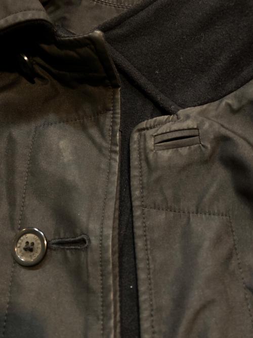 VERSACE CLASSIC（ヴェルサーチクラシック）VERSACE CLASSIC (ヴェルサーチクラシック) リバーシブルステンカラーコート ブラック サイズ:50の古着・服飾アイテム