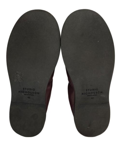 STUDIO NICHOLSON（スタジオ ニコルソン）STUDIO NICHOLSON (スタジオ ニコルソン) Donovan オックスブラッド サイズ:42の古着・服飾アイテム