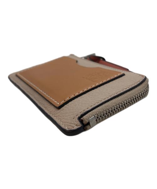 LOEWE（ロエベ）LOEWE (ロエベ) コインカードホルダー ベージュの古着・服飾アイテム