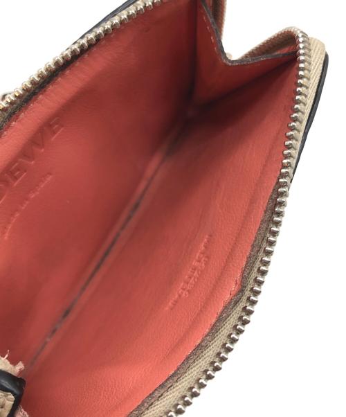 LOEWE（ロエベ）LOEWE (ロエベ) コインカードホルダー ベージュの古着・服飾アイテム