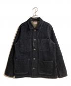 ONI DENIMオニデニム）の古着「17oz ONI Kasuri Denim Coverall」｜インディゴ