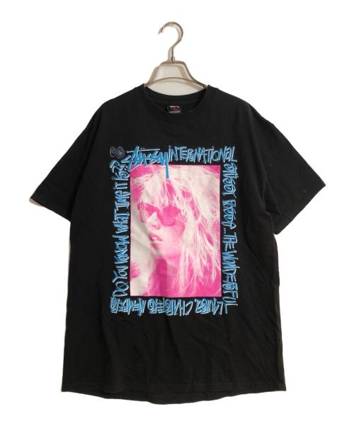 stussy（ステューシー）stussy (ステューシー) ローラグラフィックTシャツ ブラック サイズ:Lの古着・服飾アイテム