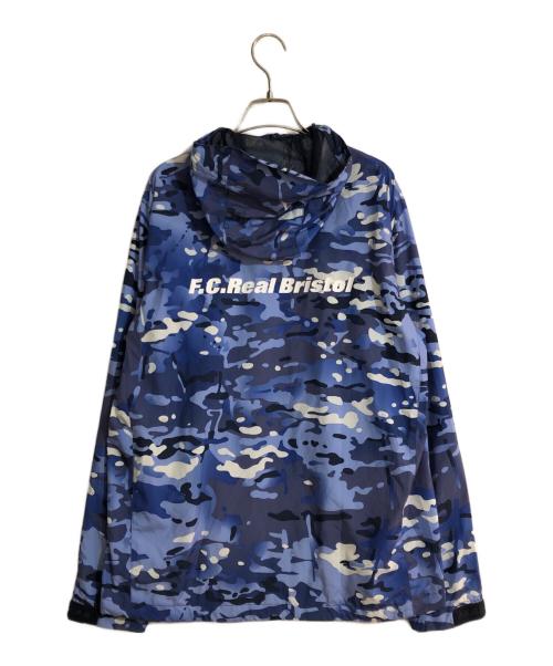 NIKE（ナイキ）NIKE (ナイキ) F.C.R.B. (エフシーレアルブリストル) カモフラジャケット ブルー サイズ:Ｌの古着・服飾アイテム