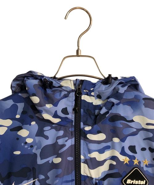 NIKE（ナイキ）NIKE (ナイキ) F.C.R.B. (エフシーレアルブリストル) カモフラジャケット ブルー サイズ:Ｌの古着・服飾アイテム