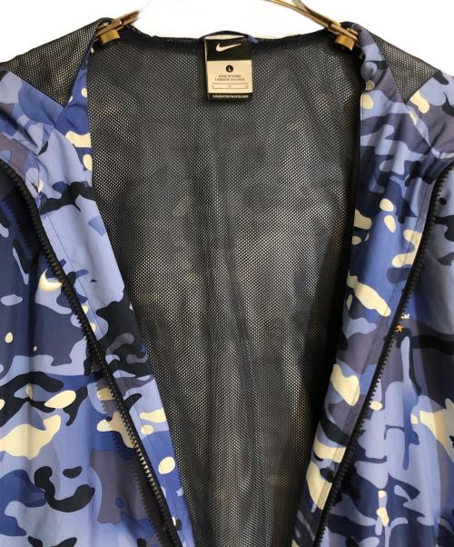 NIKE（ナイキ）NIKE (ナイキ) F.C.R.B. (エフシーレアルブリストル) カモフラジャケット ブルー サイズ:Ｌの古着・服飾アイテム