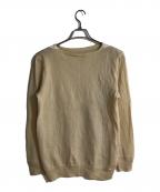 Maison Margielaメゾンマルジェラ）の古着「ネックパッチニット」｜ベージュ