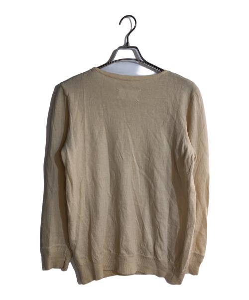 Maison Margiela（メゾンマルジェラ）Maison Margiela (メゾンマルジェラ) ネックパッチニット ベージュ サイズ:不明の古着・服飾アイテム