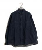 AUBERGEオーベルジュ）の古着「セルジュシャツ」｜インディゴ
