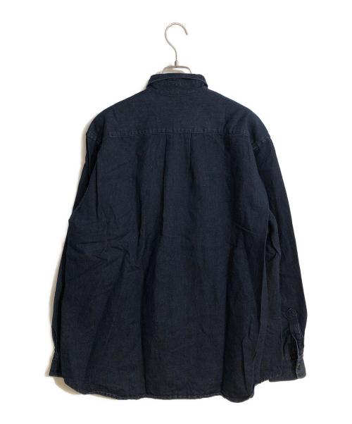 AUBERGE（オーベルジュ）AUBERGE (オーベルジュ) セルジュシャツ インディゴ サイズ:42の古着・服飾アイテム