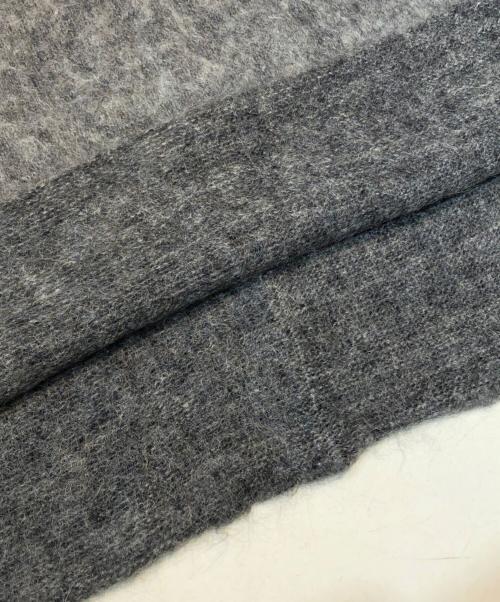 SHINYA KOZUKA（シンヤコズカ）SHINYA KOZUKA (シンヤコズカ) モヘアクルーニット グレー サイズ:Mの古着・服飾アイテム