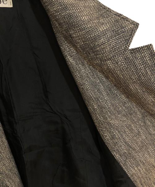 Chloe（クロエ）Chloe (クロエ) ツイードトッパージャケット グレー サイズ:Ｌの古着・服飾アイテム