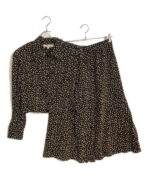 Chloe（クロエ）Chloe (クロエ) セットアップブラウス ブラック サイズ:Ｌの古着・服飾アイテム