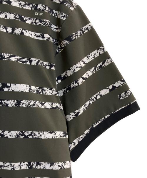 LANVIN SPORT（ランバン スポーツ）LANVIN SPORT (ランバン スポーツ) 総柄プリント半袖シャツ グリーン サイズ:40の古着・服飾アイテム