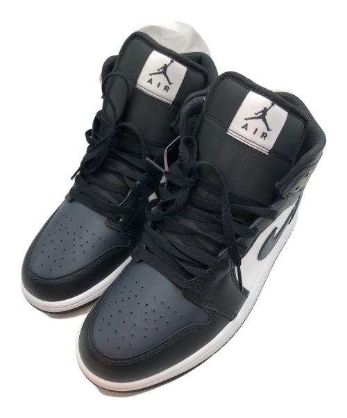 NIKE（ナイキ）NIKE (ナイキ) Air Jordan 1 Mid ネイビー×ホワイト サイズ:27cm 未使用品の古着・服飾アイテム