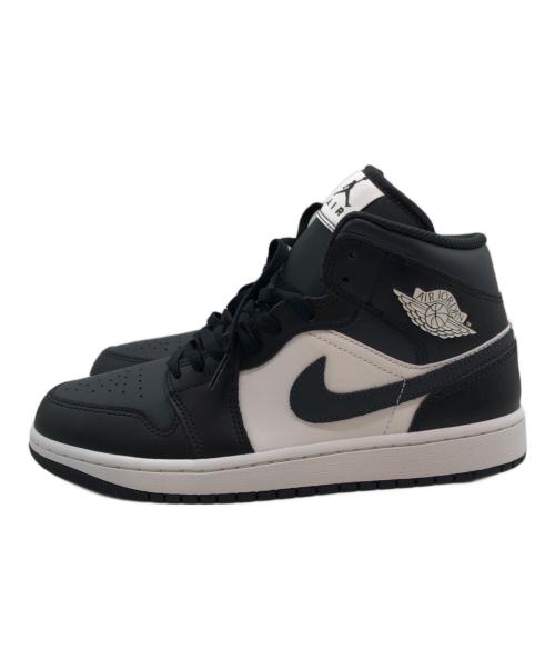 NIKE（ナイキ）NIKE (ナイキ) Air Jordan 1 Mid ネイビー×ホワイト サイズ:27cm 未使用品の古着・服飾アイテム