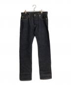 IRON HEARTアイアンハート）の古着「21ozセルビッチデニム スリムストレート」｜インディゴ