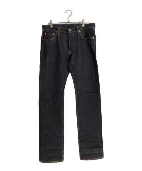 IRON HEART（アイアンハート）IRON HEART (アイアンハート) 21ozセルビッチデニム スリムストレート インディゴ サイズ:Ｗ36×Ｌ36 未使用品の古着・服飾アイテム
