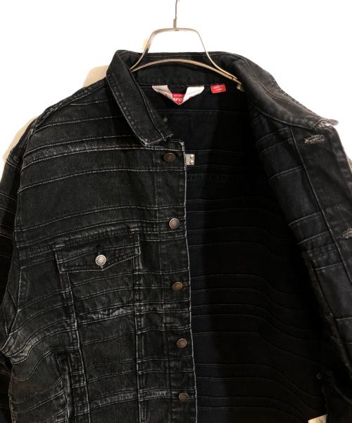 SUPREME（シュプリーム）SUPREME (シュプリーム) Layered Denim Trucker Jacket ブラック サイズ:Lの古着・服飾アイテム