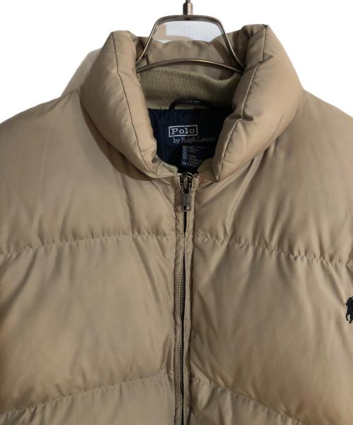 POLO RALPH LAUREN（ポロ・ラルフローレン）POLO RALPH LAUREN (ポロ・ラルフローレン) ダウンジャケット ベージュ サイズ:XLの古着・服飾アイテム