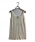 GUCCIグッチ）の古着「シルクシアーニットタンク」｜ホワイト