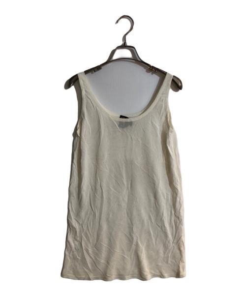 GUCCI（グッチ）GUCCI (グッチ) シルクシアーニットタンク ホワイト サイズ:不明 未使用品の古着・服飾アイテム