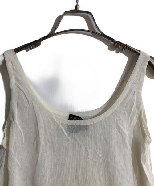 GUCCI（グッチ）GUCCI (グッチ) シルクシアーニットタンク ホワイト サイズ:不明 未使用品の古着・服飾アイテム