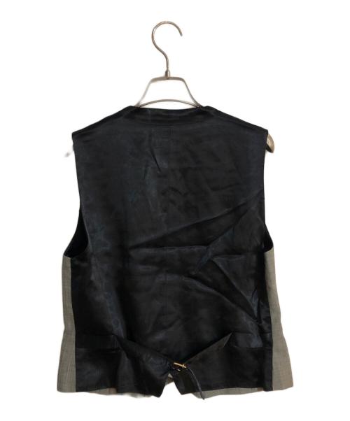 Christian Dior（クリスチャン ディオール）Christian Dior (クリスチャン ディオール) ダブルブレストジレ グレー サイズ:Mの古着・服飾アイテム